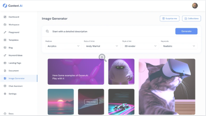GoZen Content AI - Image Generator