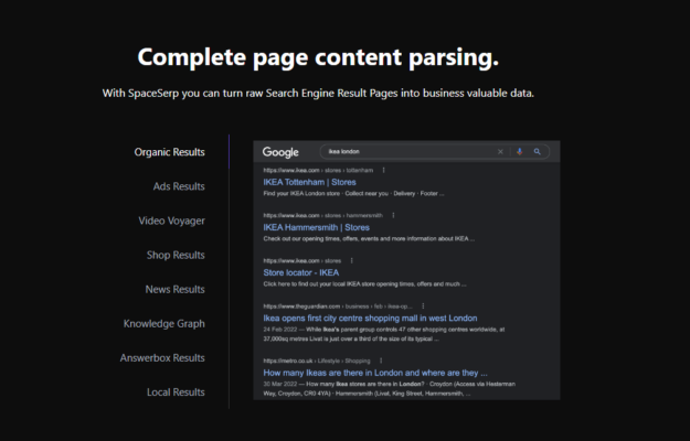 Serp Result - SpaceSerp