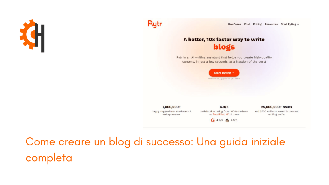 Rytr: semplifica il tuo lavoro di Web Writer