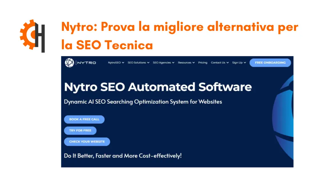 Nytro: Prova la migliore alternativa per la SEO tecnica