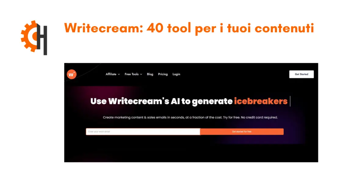 Writecream: oltre 40 tool per i tuoi contenuti