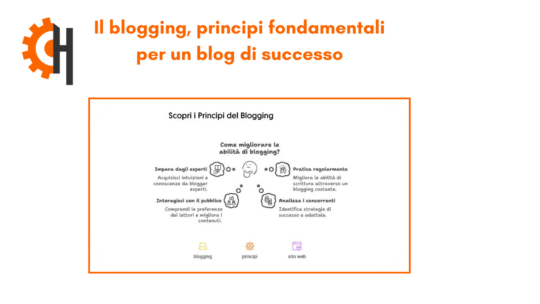 Il blogging, principi fondamentali per un blog di successo