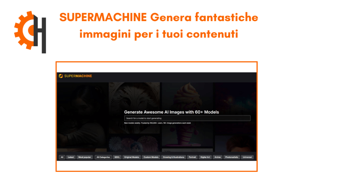 SUPERMACHINE: Immagini fantastiche per i tuoi contenuti