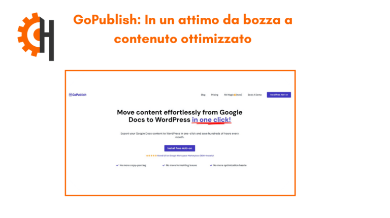 GoPublish Home Page