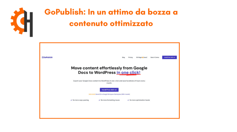 GoPublish Home Page