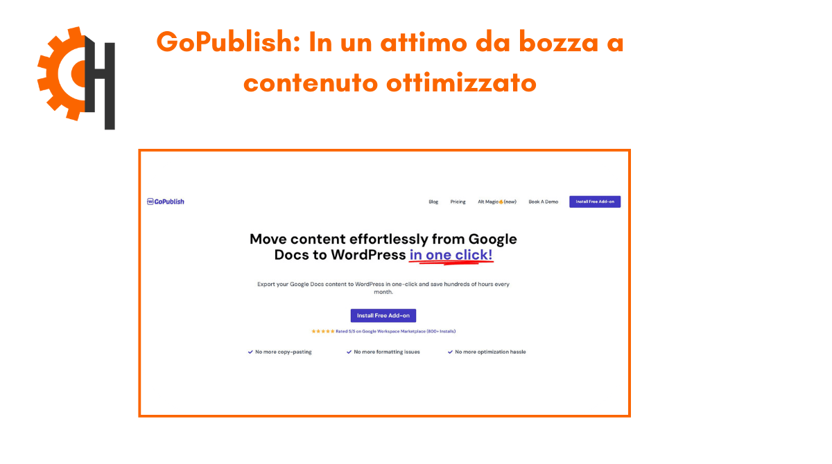 GoPublish Home Page