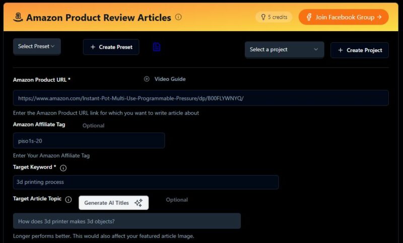 Amazon Writer - Semantic Pen