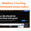 Home Page di Webflow