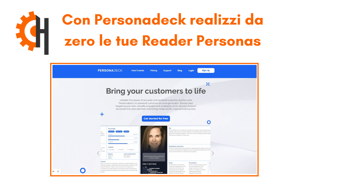 Personadeck Home Page